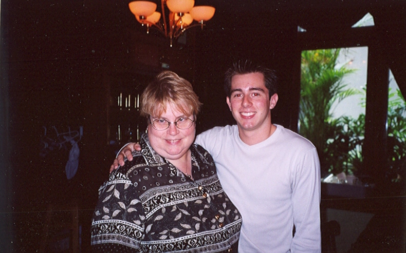 My co-hostess (Jazz) and Jon-Erik Goldberge (last B'way Pouncival)
